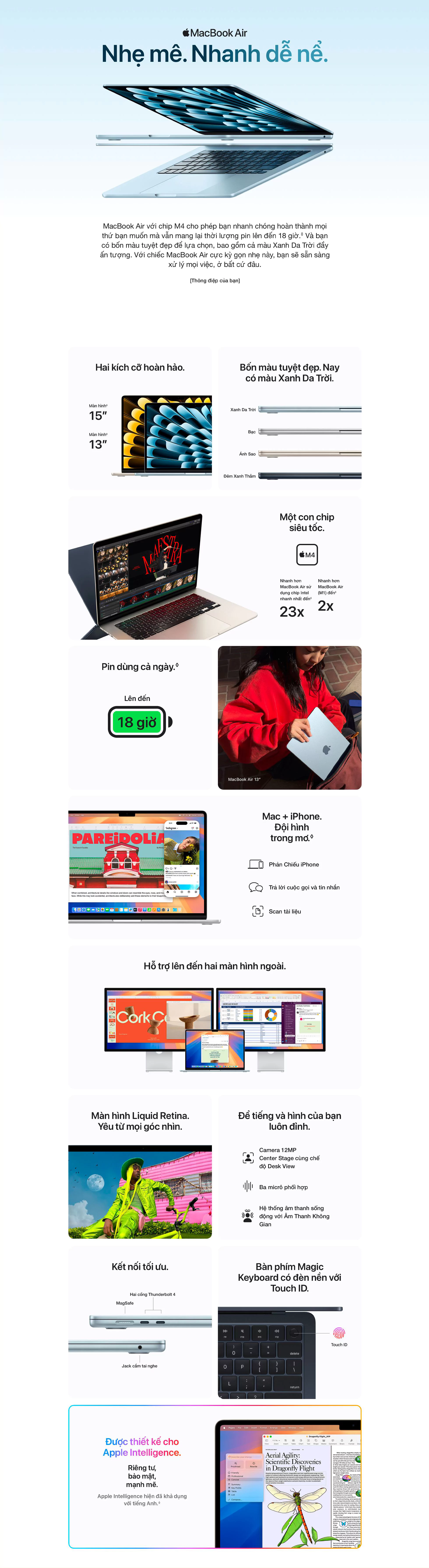 Macbook Air 13 Inch M4 16gb 256gb 130425 060811 241